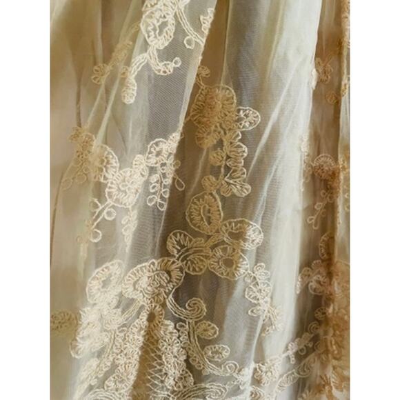 Ariat Golden Yellow Mustard Lace Skirt - Picture 6 of 10